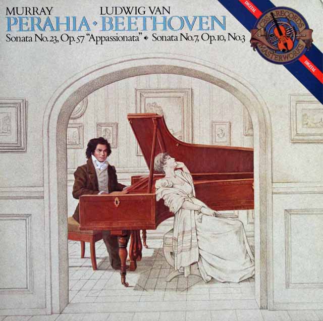 ペライアのベートーヴェン/「熱情」ほか　蘭CBS　3434　LP レコード