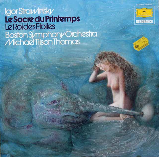 ティルソン・トーマスのストラヴィンスキー/「春の祭典」ほか　独DGG　3740　LP レコード