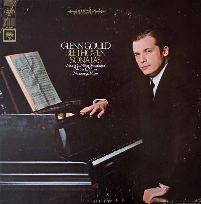 グールドのベートーヴェン/ピアノソナタ第8番「悲愴」～第10番　米Columbia　3115　LP レコード