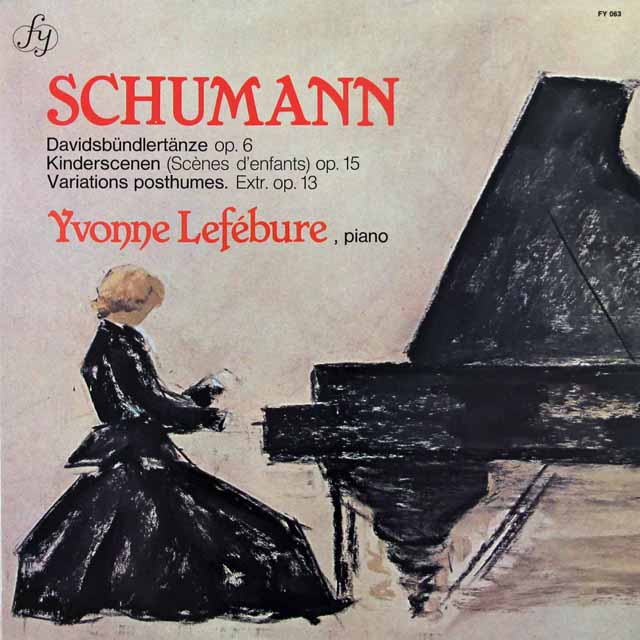 ルフェビュールのシューマン/ダヴィッド同盟舞曲集ほか 　仏FY/RCA　3115　LP レコード