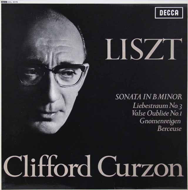 【オリジナル盤】　カーゾンのリスト/ピアノ作品集　英DECCA　3116　LP レコード