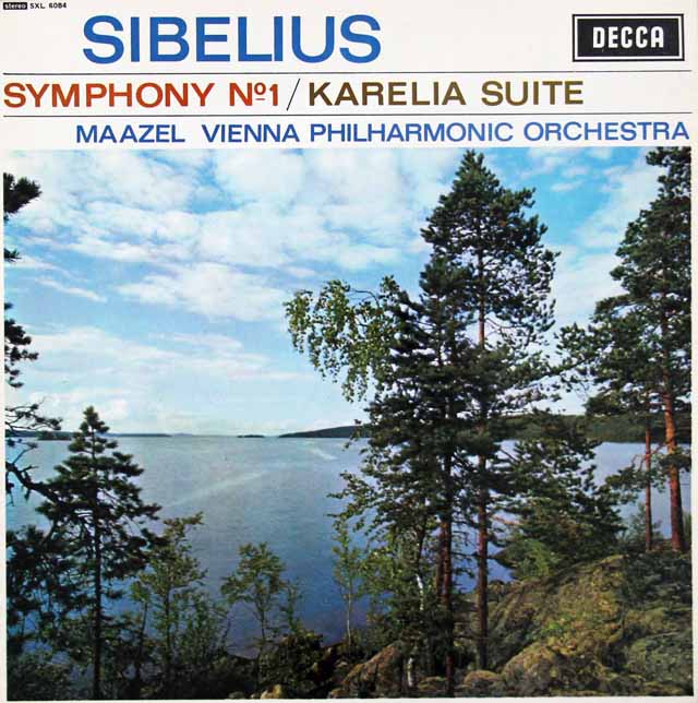 【オリジナル盤】　マゼールのシベリウス/交響曲第1番ほか　英DECCA　3116　LP レコード