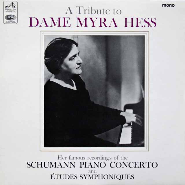 ヘス、シュワルツのシューマン/ピアノ協奏曲イ短調ほか　英EMI　3741　LP レコード