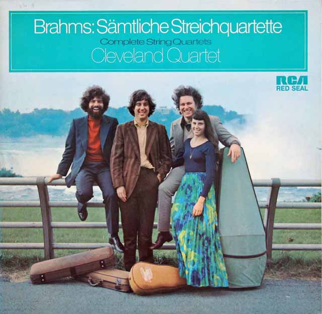 クリーヴランド四重奏団のブラームス/弦楽四重奏曲全集　独RCA　3116　LP レコード