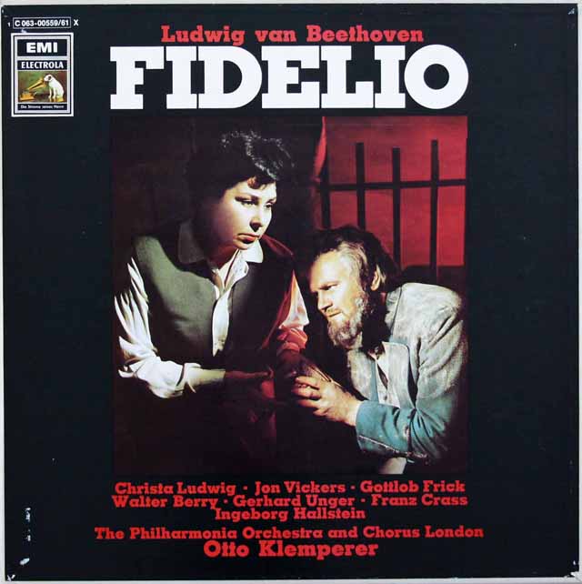 クレンペラーのベートーヴェン/「フィデリオ」全曲　独EMI　3116　LP レコード