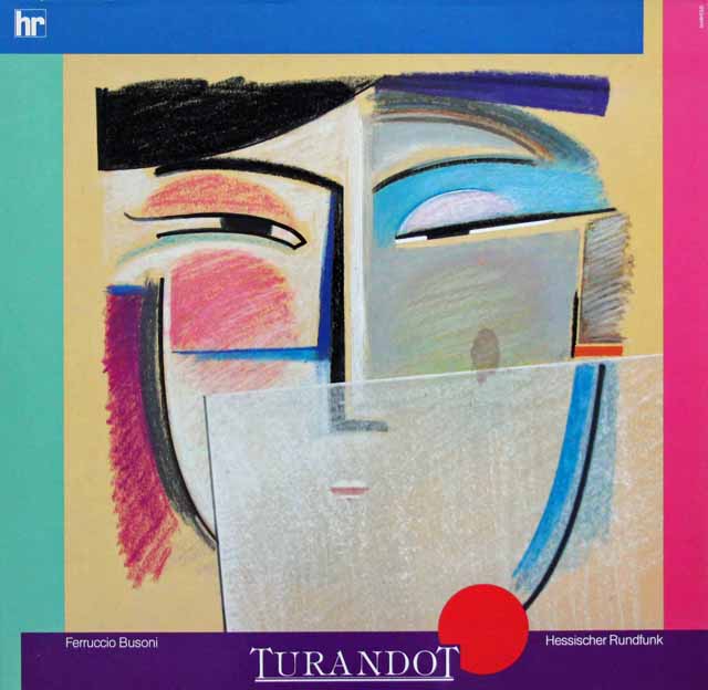 インバルのブゾーニ/音楽劇「トゥーランドット」　独HR　3495　LP レコード