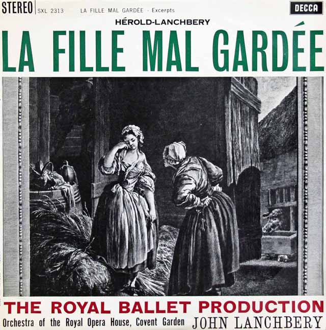 【オリジナル盤】ランチベリーのエロルド/バレエ「リーズの結婚」抜粋　英DECCA　3117　LP レコード