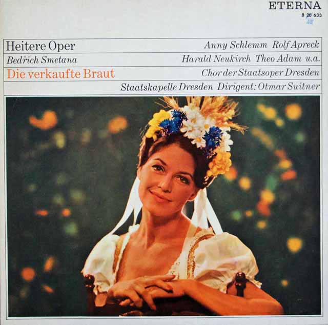 【テストプレス】スウィトナーのスメタナ/歌劇「売られた花嫁」抜粋　独ETERNA　3117　LP レコード