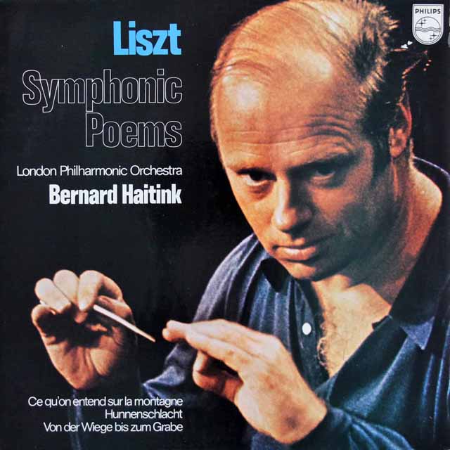 ハイティンクのリスト/交響詩集（「フン族の戦い」ほか）　蘭PHILIPS　3742　LP レコード