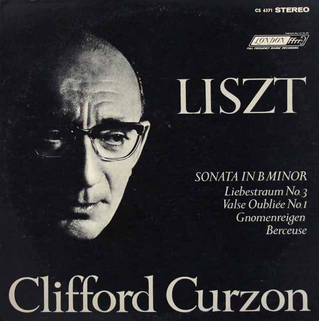 カーゾンのリスト/ピアノ作品集　英LONDON　3118　LP レコード