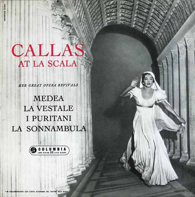 スカラ座のカラス　英Columbia　3119　LP レコード