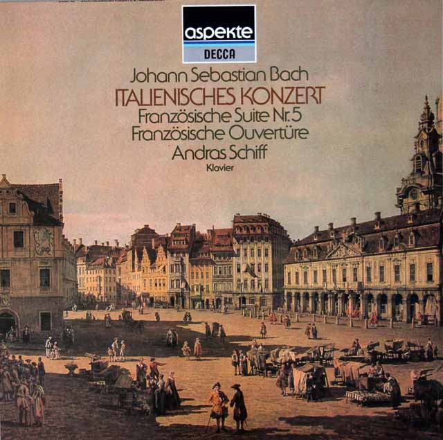 シフのバッハ/イタリア協奏曲ほか　独DECCA　3119　LP　レコード