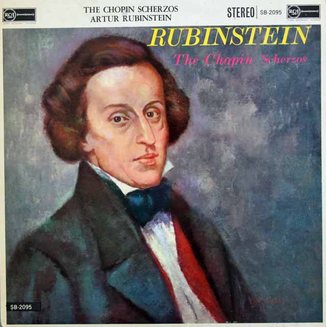 【オリジナル盤】　ルービンシュタインのショパン/スケルツォ集　英RCA　3119　LP レコード