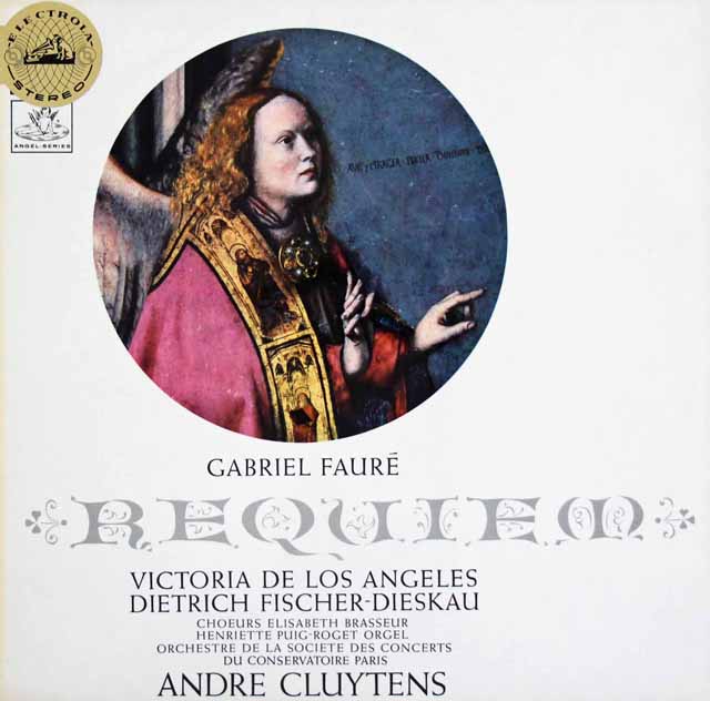 【独最初期盤】クリュイタンスのフォーレ/「レクイエム」　独ELECTRALA　3120　LP レコード