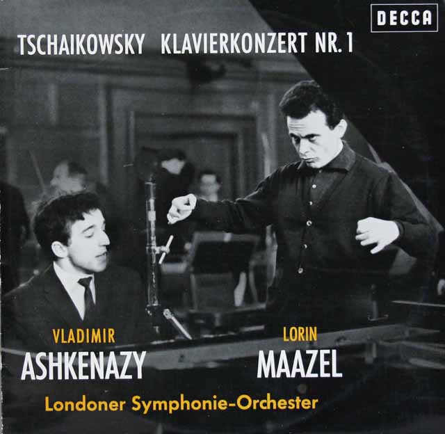 アシュケナージ&マゼールのチャイコフスキー/ピアノ協奏曲第1番　独DECCA　3120　LP レコード