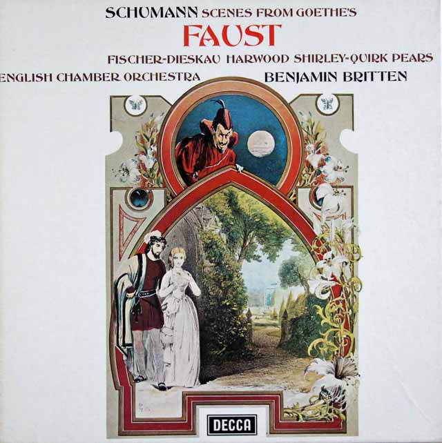 【オリジナル盤】ブリテンのシューマン/ゲーテの「ファウスト」からの情景　英DECCA　3120　LP レコード