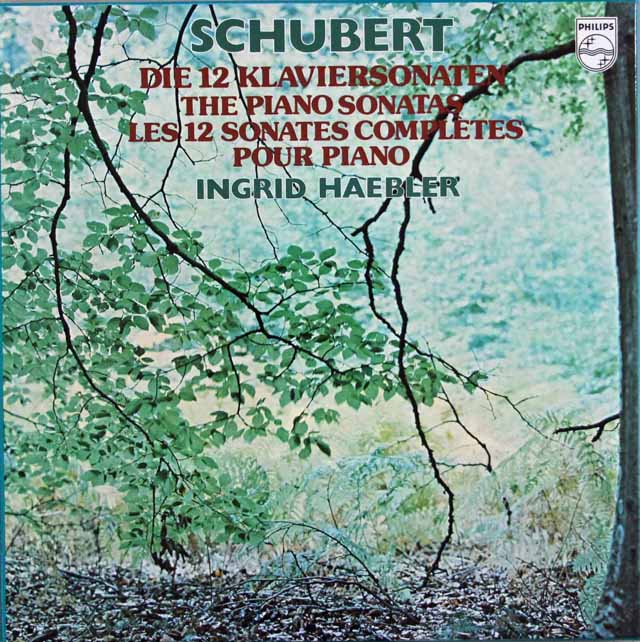 ヘブラーのシューベルト/ピアノ・ソナタ全集　蘭PHILIPS　3438　LP レコード