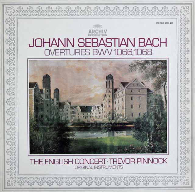 ピノックのバッハ/管弦楽組曲第1&3番　独ARCHIV　3121　LP レコード