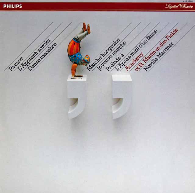 マリナーのラヴェル/「亡き王女のためのパヴァーヌ」ほか　蘭PHILIPS　3121　LP レコード