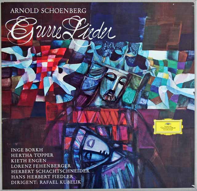 【独最初期盤】　クーベリックのシェーンベルク/「グレの歌」　独DGG　3121　LP レコード