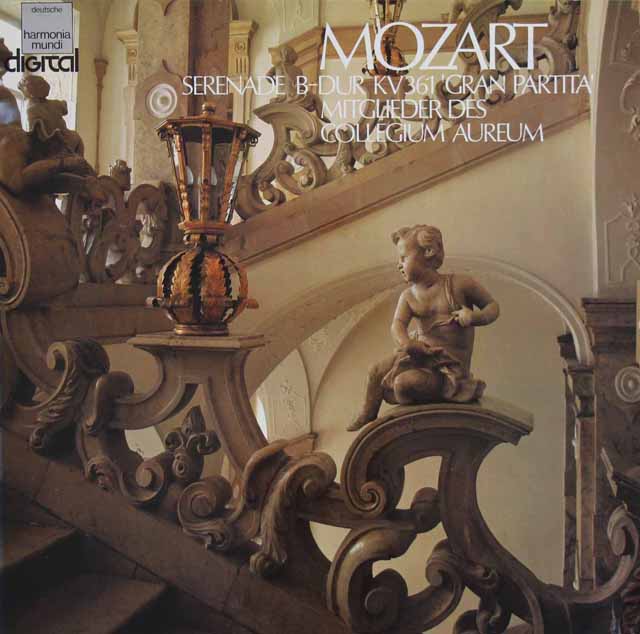コレギウム・アウレウムのモーツァルト/「グラン・パルティータ」　独HM　3494　LP レコード
