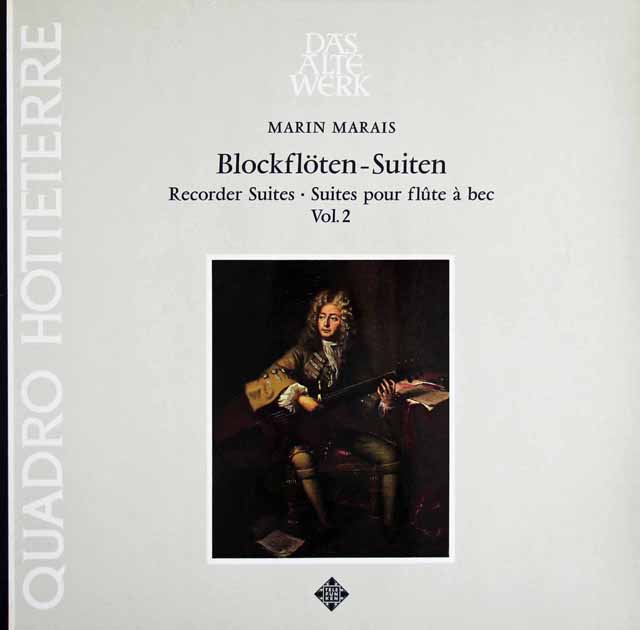 クアドロ・オトテールのマレー/リコーダー組曲集 第2巻　独TELEFUNKEN　3742　LP レコード