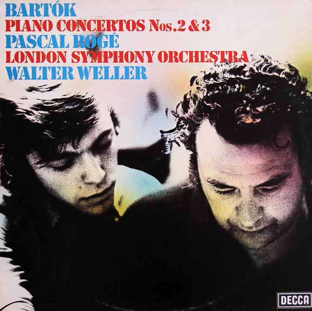 【オリジナル盤】　ロジェ、ウェラーのバルトーク/ピアノ協奏曲第2、3番　英DECCA　3742　LP レコード