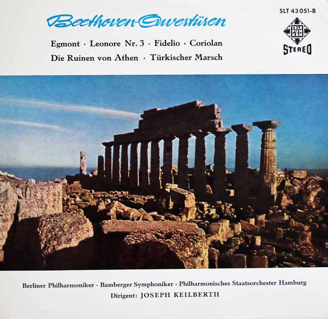 カイルベルトのベートーヴェン/序曲集　独TELEFUNKEN　3494　LP レコード