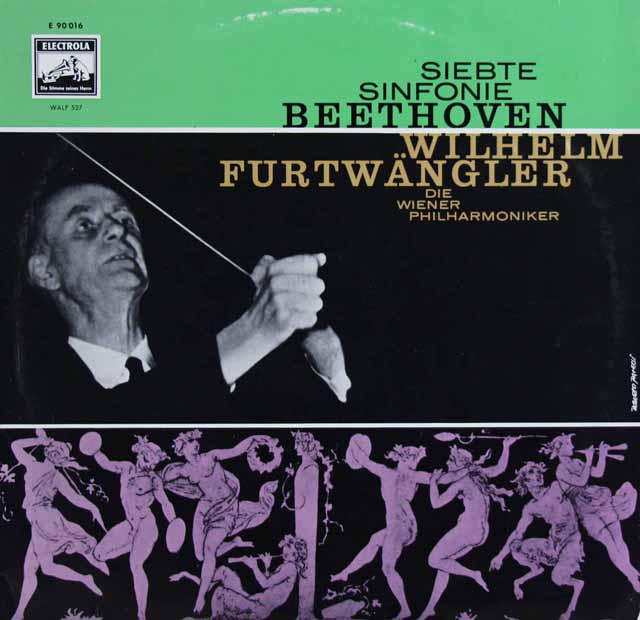 フルトヴェングラーのベートーヴェン/交響曲第7番　 独EMI　3122　LP レコード