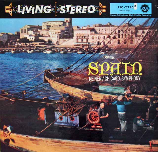 【独最初期盤】　ライナーのスペイン管弦楽曲集　独RCA　3494　LP レコード