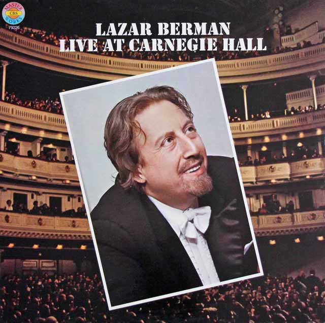 ベルマンのカーネギーホール・ライヴ1979　独CBS　3123　LP レコード