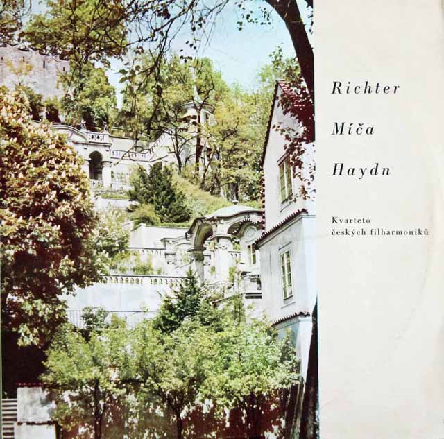 チェコ・フィルハーモニー四重奏団のハイドン/弦楽四重奏曲第32番ほか　チェコスロヴァキアSUPRAPHON　3743　LP レコード