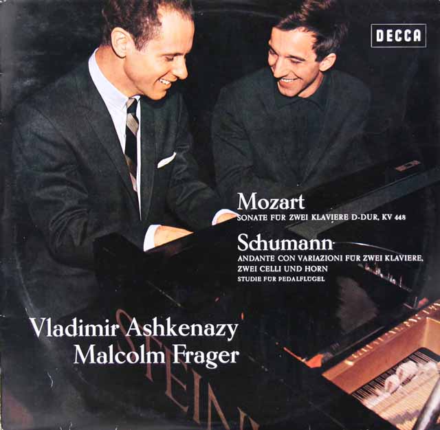 アシュケナージ、フレイジャーのモーツァルト/2台のピアノのためのソナタほか　独DECCA　3124　LP レコード