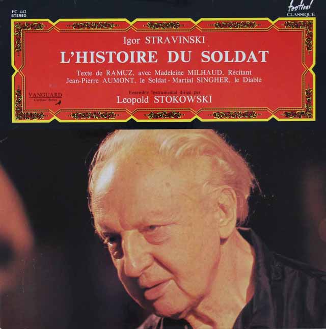 ストコフスキーのストラヴィンスキー/「兵士の物語」　仏festival　3744　LP レコード