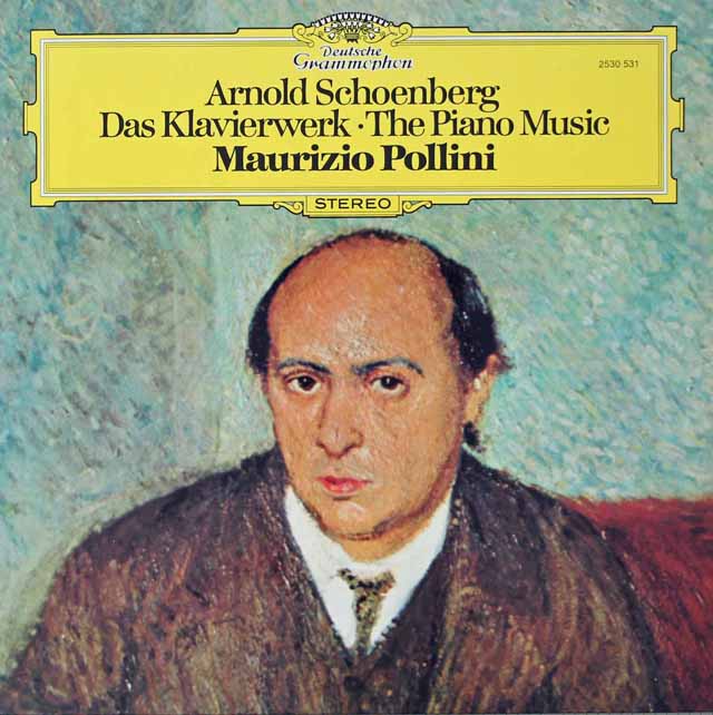 ポリーニのシェーンベルク/ピアノ曲集　独DGG　3439　LP レコード