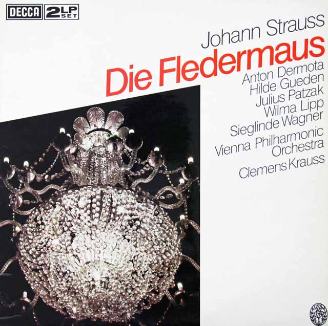 クラウスのJ.シュトラウス/「こうもり」　英DECCA　3439　LP レコード