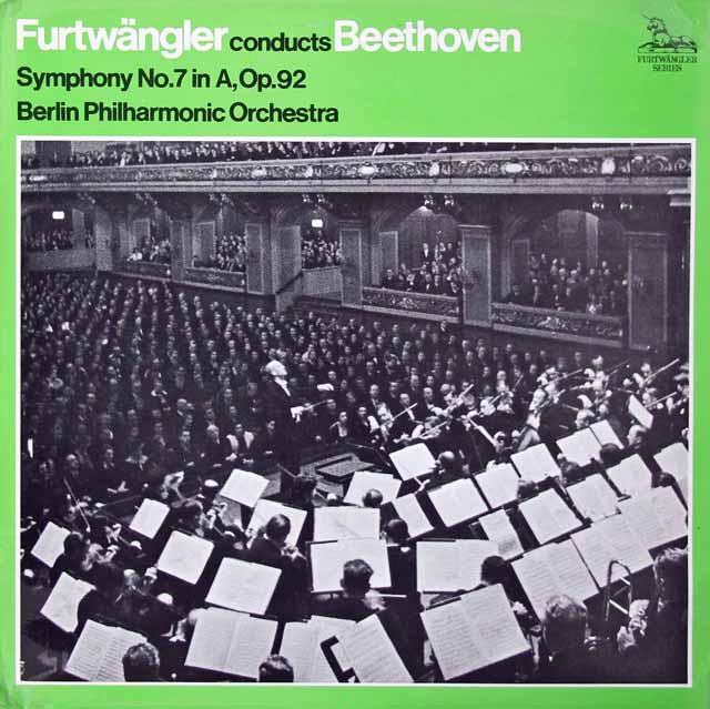 フルトヴェングラーのベートーヴェン/交響曲第7番　英UNICORN　3439　LP レコード