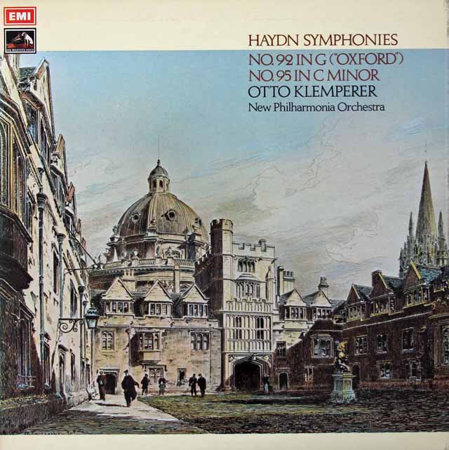 【オリジナル盤】クレンペラーのハイドン/交響曲第92番「オックスフォード」& 95番 　英EMI　3125　LP レコード