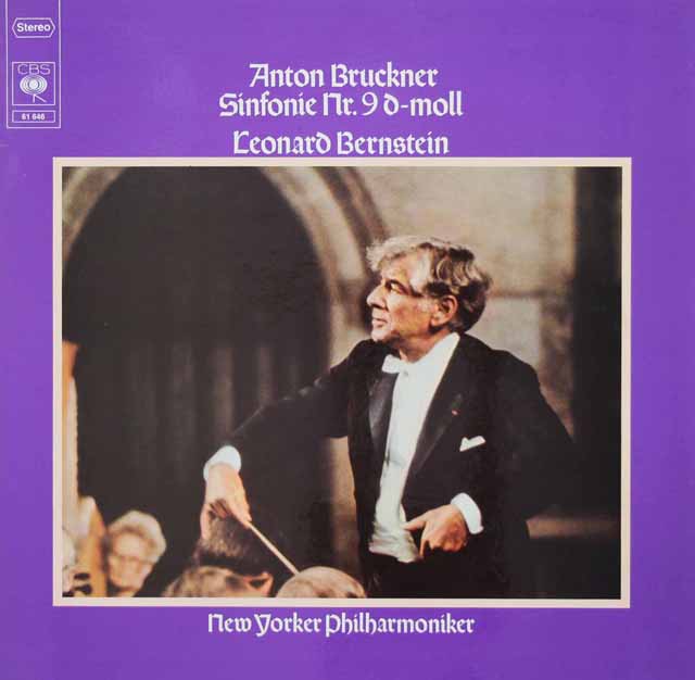 バーンスタインのブルックナー/交響曲第9番　独CBS　3440　LP レコード