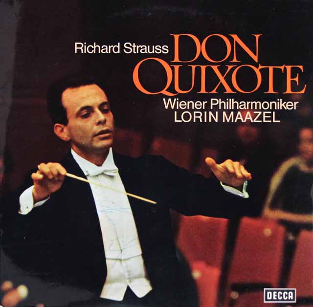 【直筆サイン入り】　マゼールのR.シュトラウス/「ドン・キホーテ」　独DECCA　3440　LP レコード