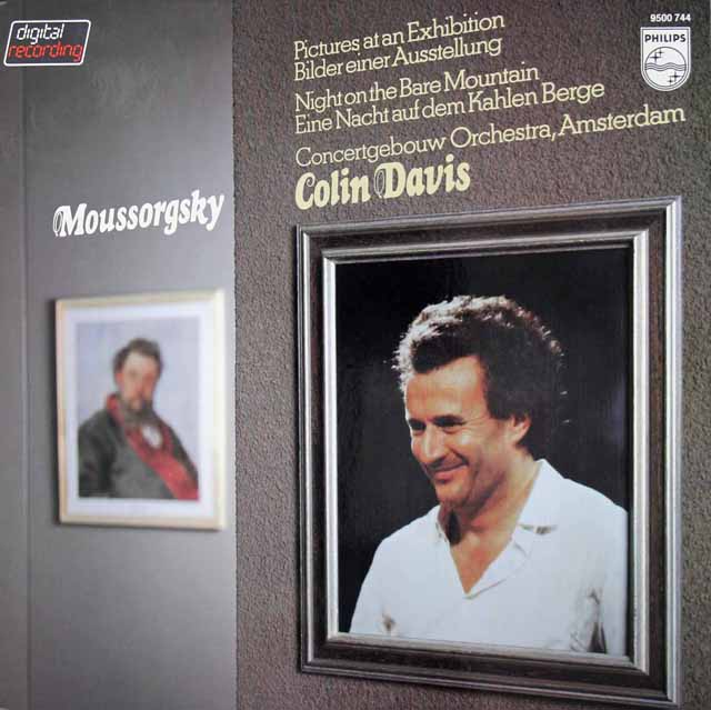 デイヴィスのムソルグスキー/「展覧会の絵」ほか　蘭PHILIPS　3440　LP レコード