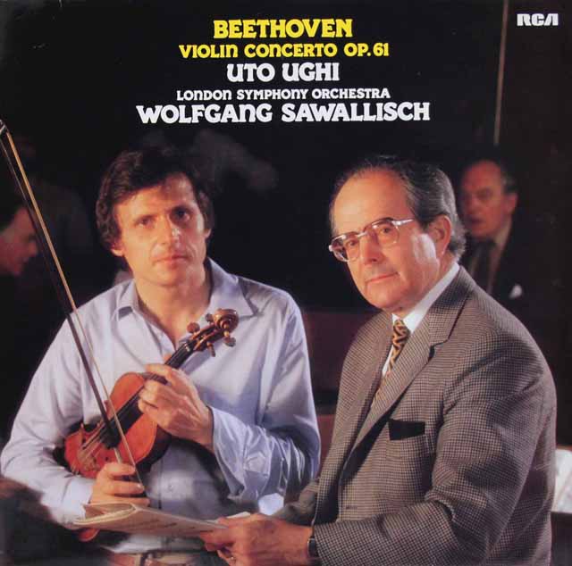 ウーギ&サヴァリッシュのベートーヴェン/ヴァイオリン協奏曲　独RCA　3126　LP レコード