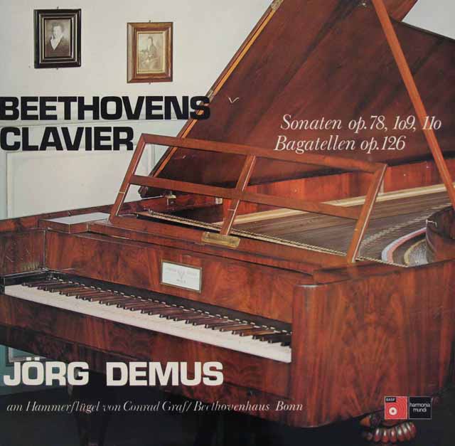 デームスのベートーヴェン/ピアノソナタ第24番ほか　独BASF/HM　3440　LP レコード