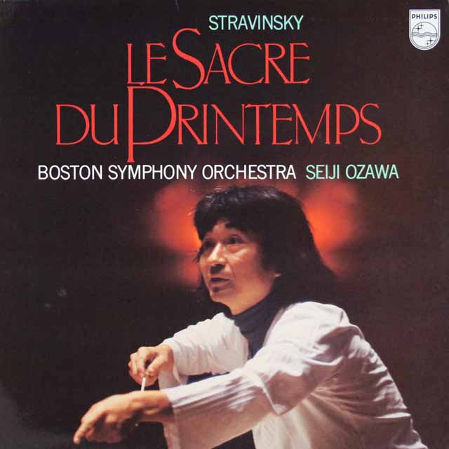 小澤のストラヴィンスキー/「春の祭典」　蘭PHILIPS  3127　LP レコード