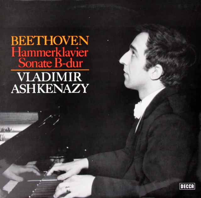 アシュケナージのベートーヴェン/ピアノソナタ第29番「ハンマークラヴィーア」　独DECCA　3127　LP レコード