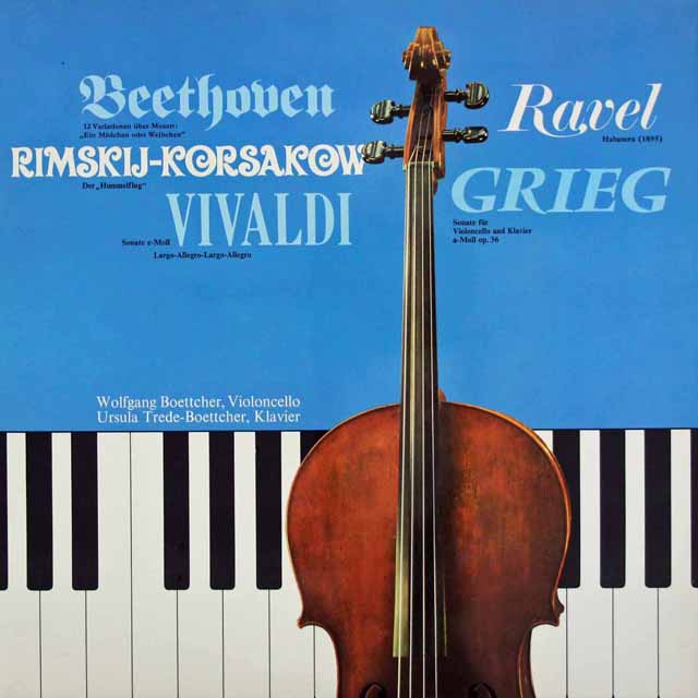 ベトヒャー姉弟のベートーヴェン/モーツァルトの「魔笛」の主題による12の変奏曲ほか　独Boehringer　3441　LP レコード