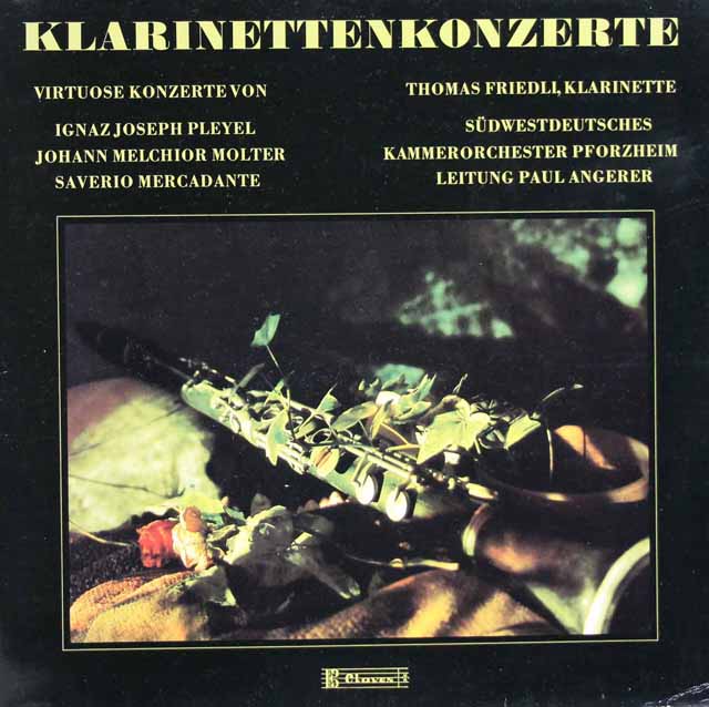 フリードリのプレイエル/クラリネット協奏曲ほか　スイスClaves　3442　LP レコード