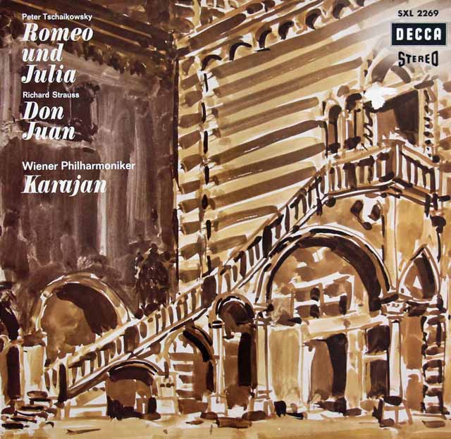 カラヤンのチャイコフスキー/「ロミオとジュリエット」ほか　独DECCA　3442　LP レコード