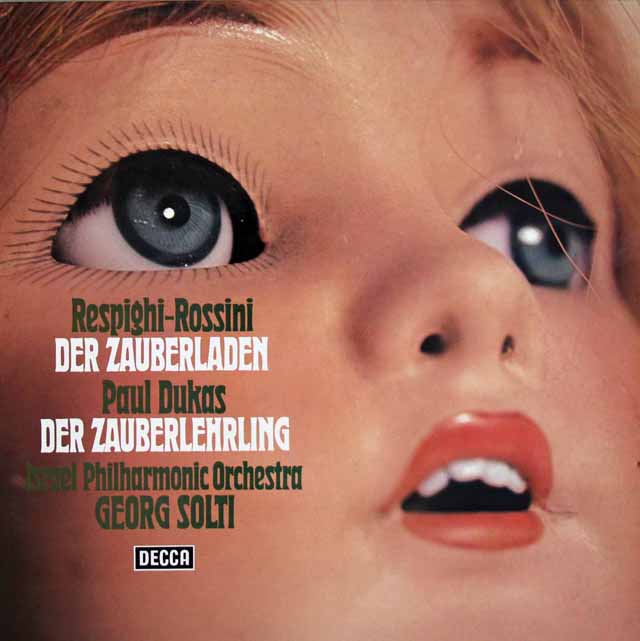 ショルティのレスピーギ/組曲「風変わりな店」ほか　独DECCA　3442　LP レコード