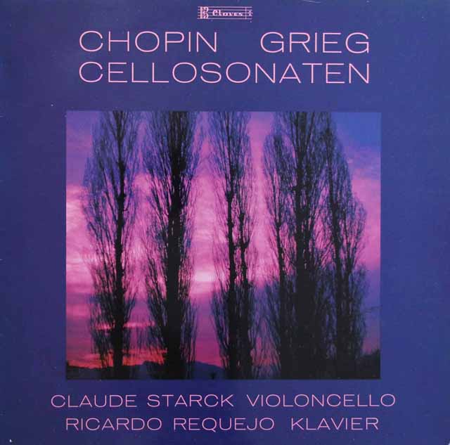 シュタルク&レケホのショパン&グリーグ/チェロソナタ集　スイスClaves　3129　LP レコード